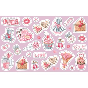 Набор стыкераў "Валянцінка"